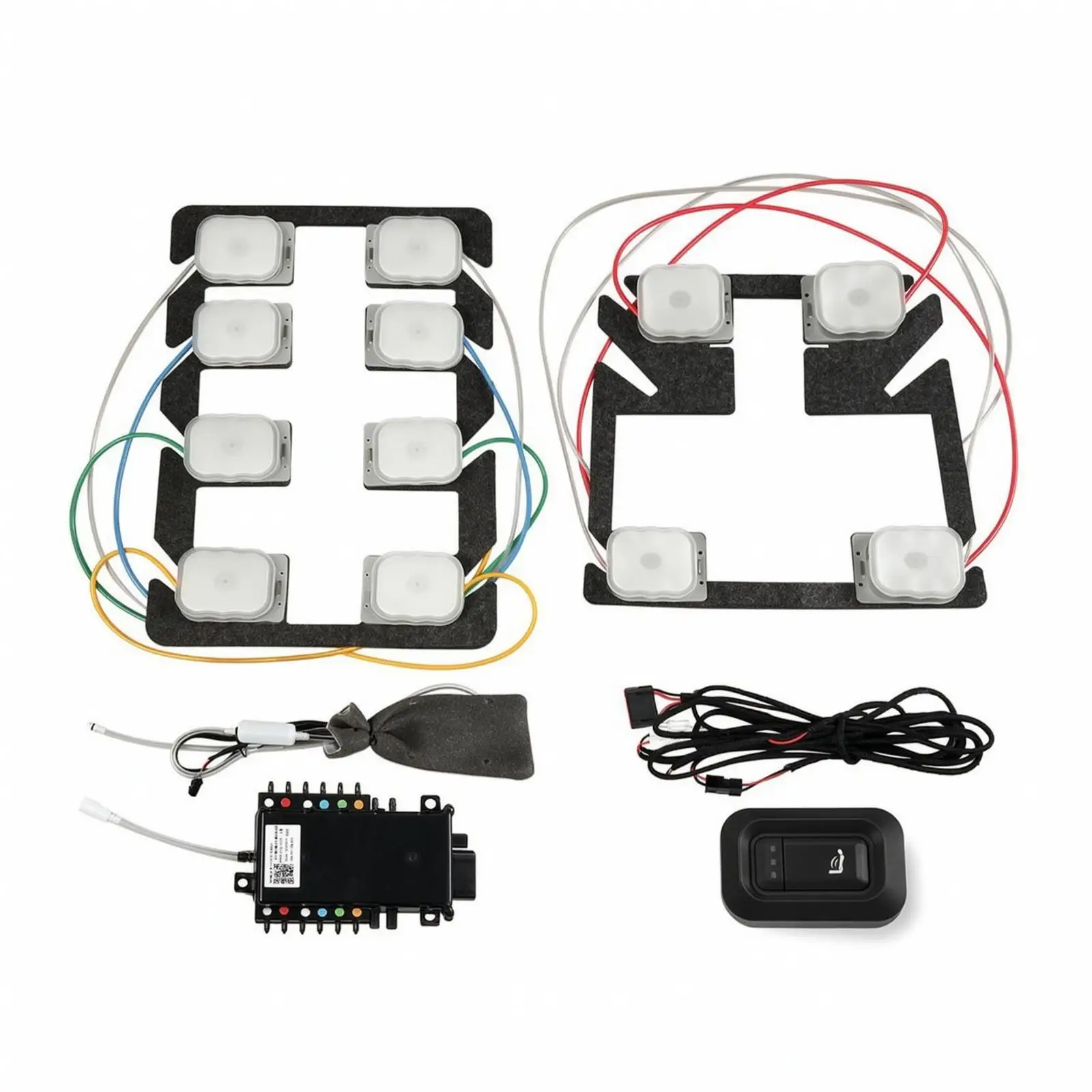 Universal Car for seat Massage Upgrade Kit with 12 Point Air Bag System for Auto for seat Back Pain Relief