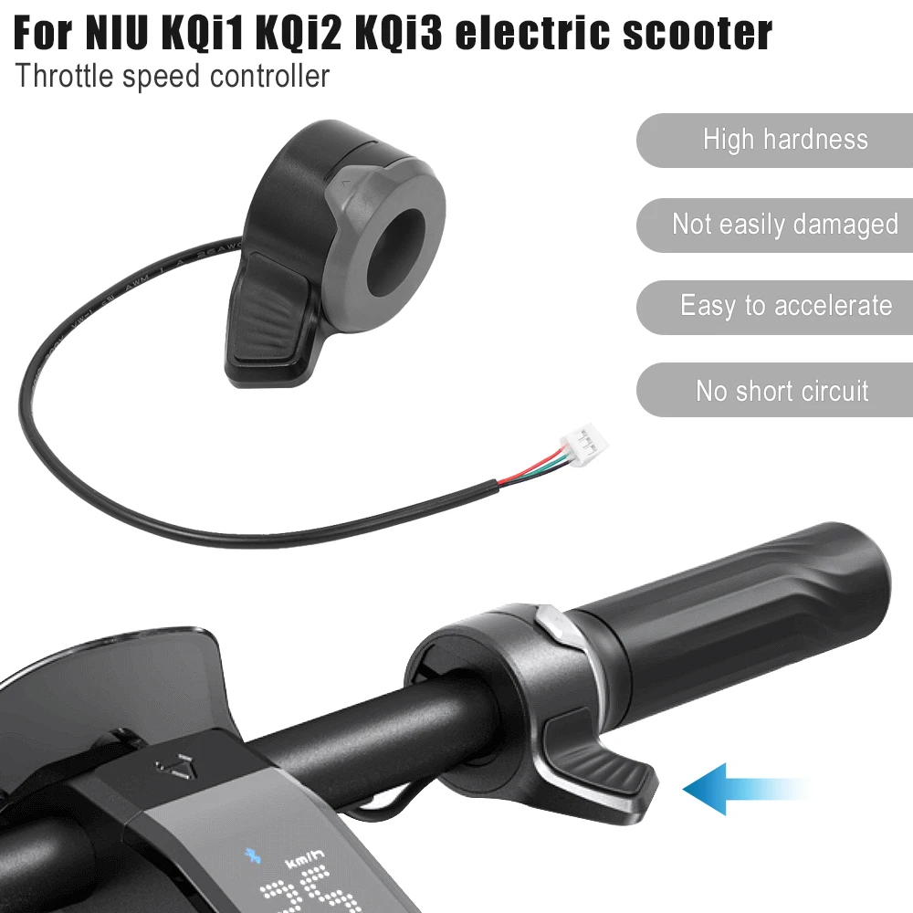 Accélérateur au pouce pour Scooter électrique Niu KQi1, KQi2 KQi3, régulateur de vitesse, accessoires de bouton au pouce Accélérateur au pouce pour Scooter électrique Niu KQi1, KQi2 KQi3, régulateur de vitesse, accessoires de bouton au pouce