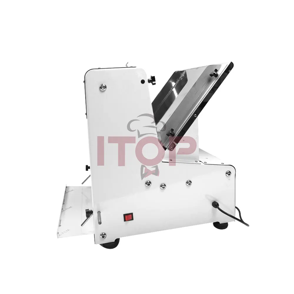 Food Machine Top Rebanador grande de pan Commercial Bakery Equipment Bun Big Slicer 220v/110V Electric Bread Loaf Slicer