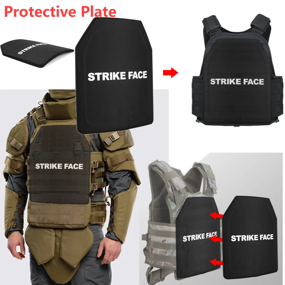 3/2/1PCS PE IIIA Anti Bullets Board Stab-Proof Composite Plate Board Anti Stab Composite Plate Safety Vest Ballistic Body Armour