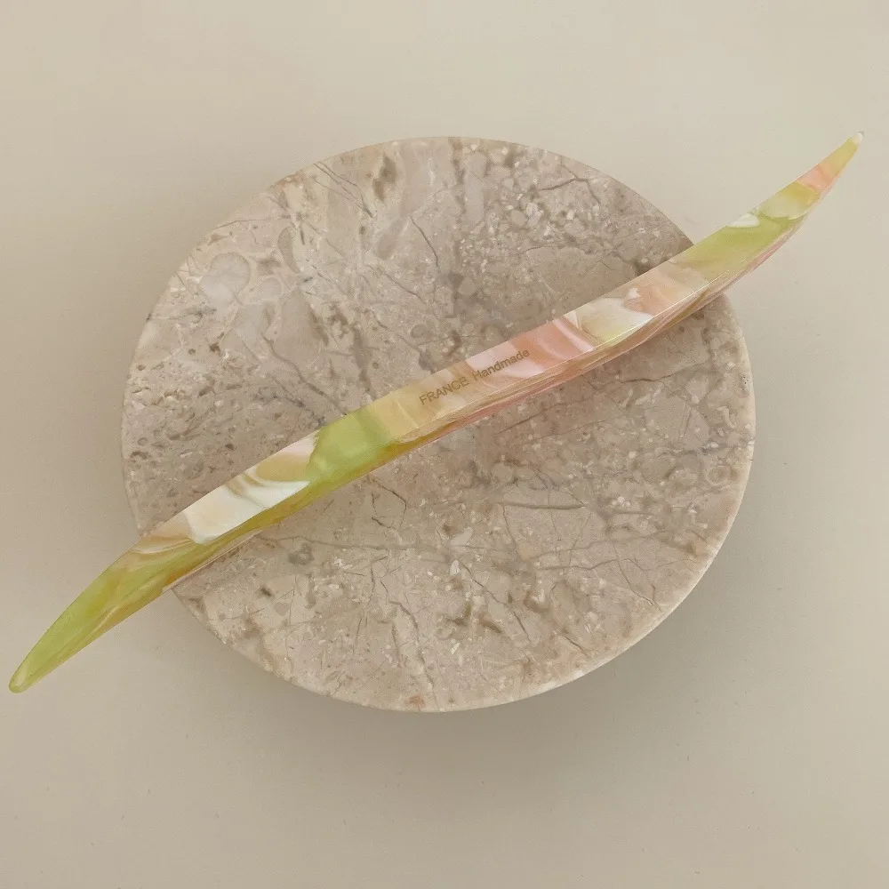 

Chinese Style Acetic Acid Hair Stick Multicolor 18CM Willow Leaves Shape Hairpin Sweet Elegant Hair Fork Hanfu Headwear