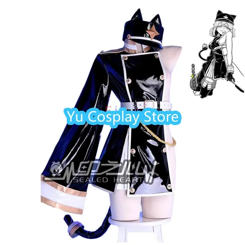 

Yu-Cosplay Anime Gushing Over Magical Girls Araga Kiwi Cosplay Costume Fancy Party Dress Sexy Suit With Hat Halloween Uniforms