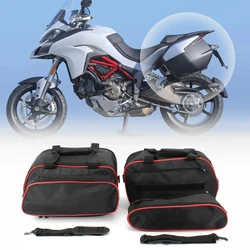 Para Ducati Multistrada 1200 a partir de 2015 1260/950 a partir de 2017, bolsa de almacenamiento para motocicleta, bolsas de equipaje, caja lateral, bolsa interior, buje