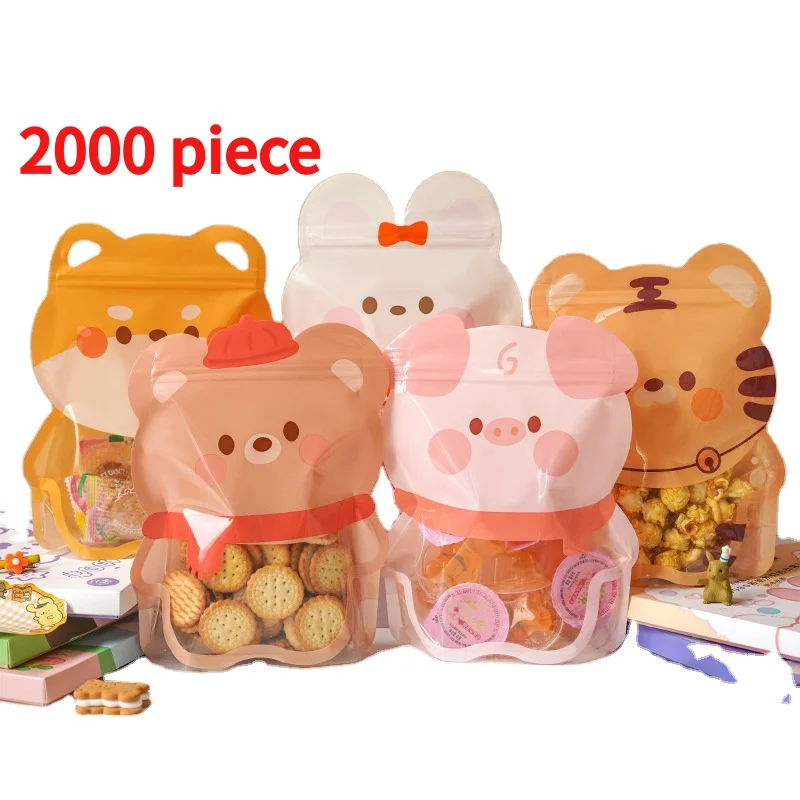 20 00piece.Custom.Custom Shaped Die Cut Mylar Bags Irregular Ziplock Childproof and Smell Proof PET Plastic Candy Packaging