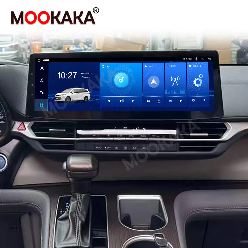 

8+256GB Android 15 Car Radio Video Multimedia Player 15.9inch Screen for Toyota Sienna 2021 2022 - 2025 GPS Navigation Head Unit