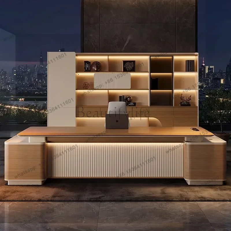 Century Modern Desk Gaming Accessories Room Wall Mounted Workstation Bedroom Table Office And Chair Table Storage Drawer
