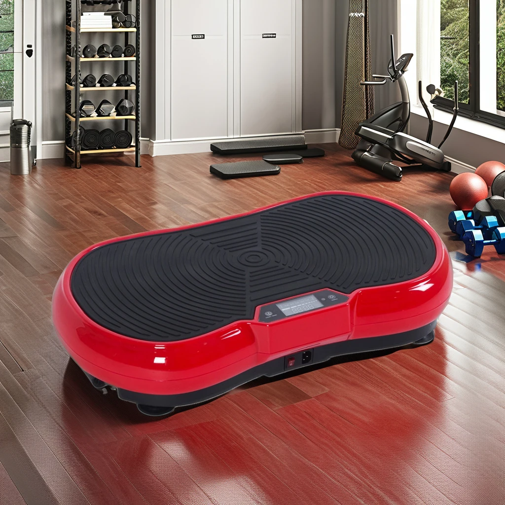 

Ultrathin Crazy Fit Massage Steel ABS Body Sr 20cm Vibrating Plate Exercise Machine Fitness Relaxation LED Light Source OEM