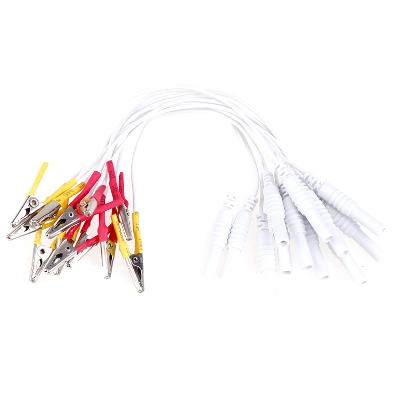 12 Pcs/lot Alligator Clip Cable, Acupuncture Needles Clip For SDZ-II Electronic Acupuncture Treatment Instrument Random Color