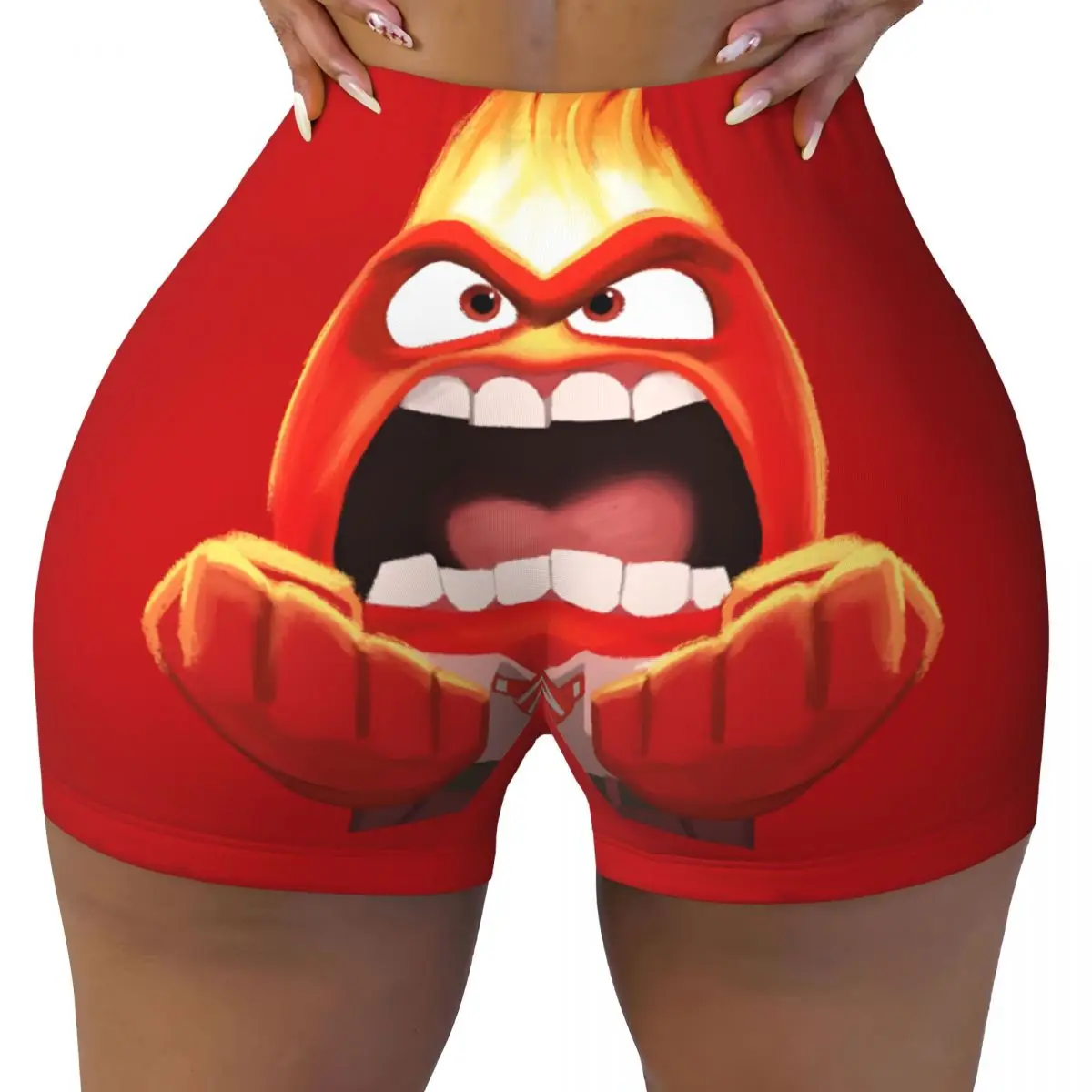 

Custom Inside Out Gym Biker Running Shorts for Women Workout Yoga Shorts