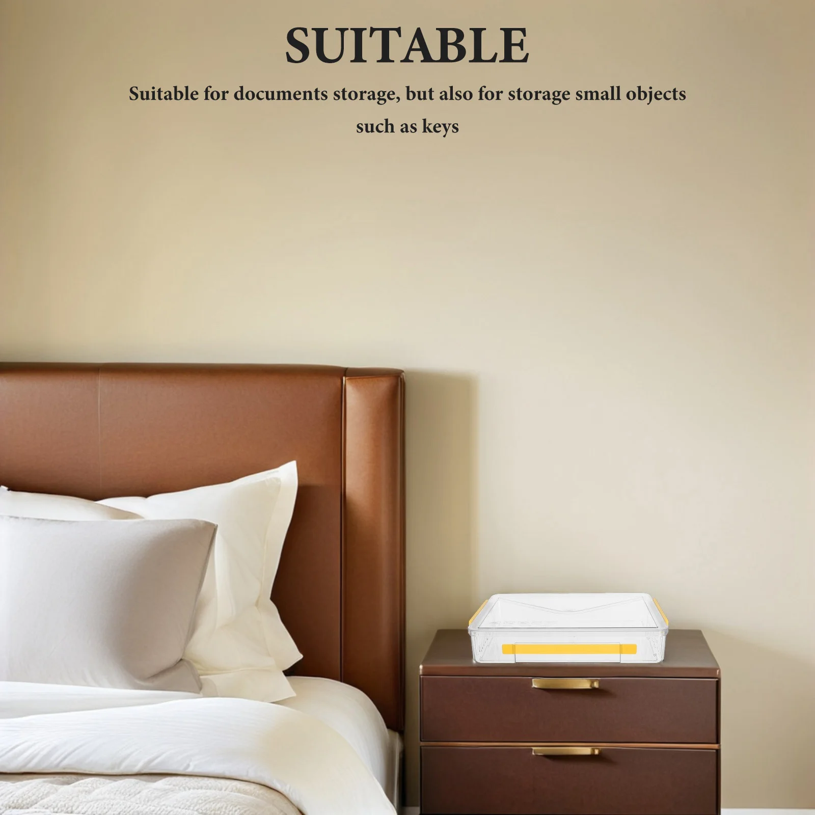 

Transparent Pet Card Storage Box Large Size Organizer for Id Cards Credit Cards Driver Licenses Multi-Functional Storage