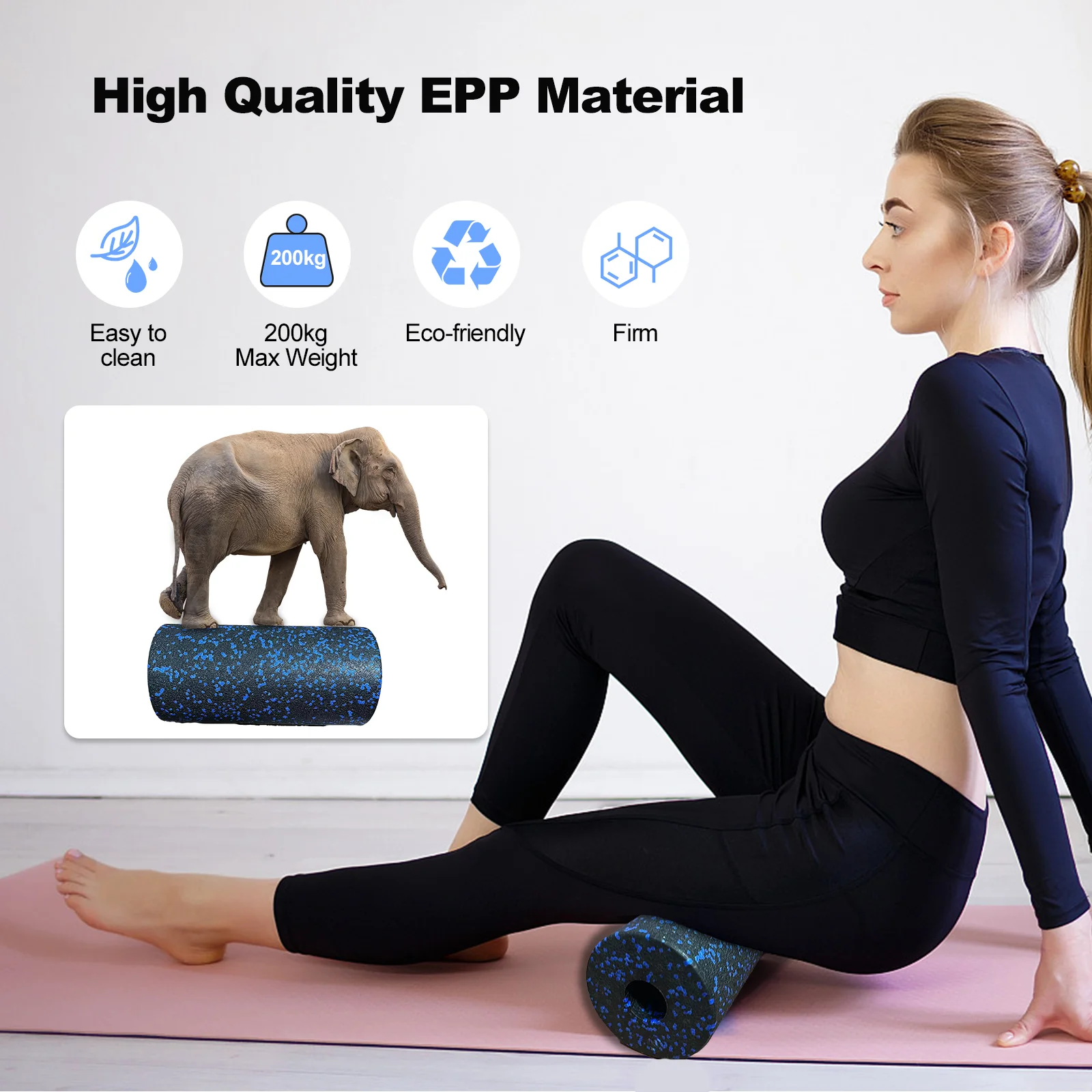 Foam Roller Yoga Hollow EPP High Hardness High Quality Yoga Pilates Fitness Exercise Muscle Massage