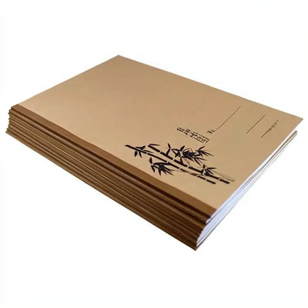 Writing Pad 18K Kraft Cover Exercise Book For Students Stationery Supplies School Math English Learning Notebooks