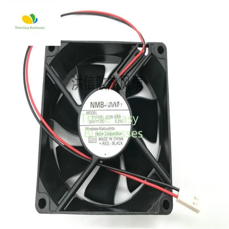 

original 3110RL-05W-B60 24V 0.21A 8025 8CM two-wire inverter double ball fan