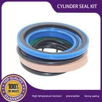 991/00147 991-00147 991 00147 Kit de sellos para cilindro de brazo de cucharón, varilla: 60 mm, diámetro interior: 90 mm, compatible con JCB 8052 8056 8060 8080 JS200 JS210 JS220