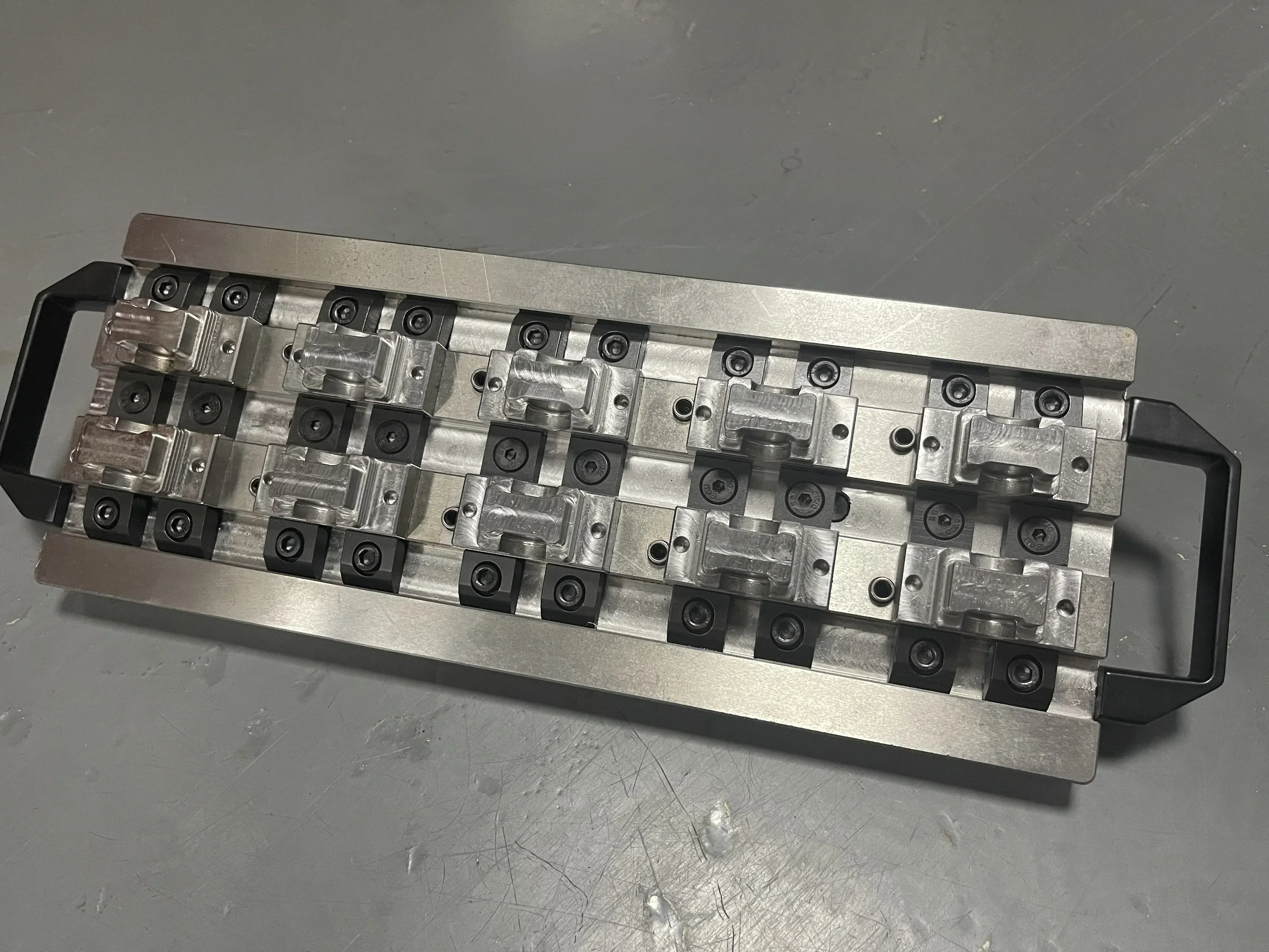 Imagem -05 - Braçadeira Integrada ok Vise Fixture Centro de Usinagem Cnc Ferramentas Multi Station Lote Fixo Pequeno Bloco de Fixação Ks-seagull-s0612