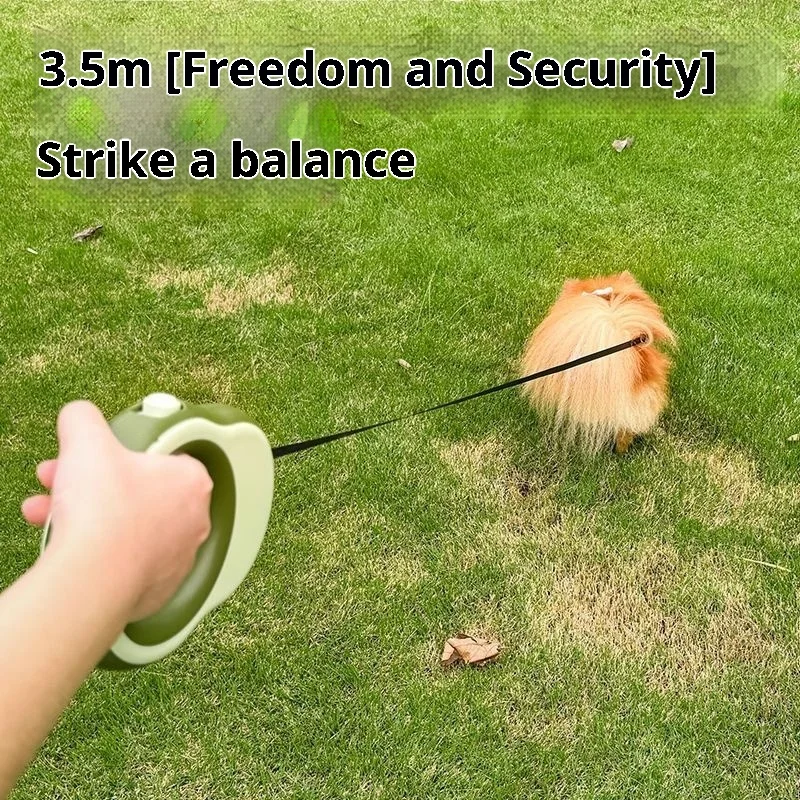  3.5 Meters Retractable Dog Leash Pet Leash Traction Rope Belt Automatic Flexible Leashes Lightweight Leash Light Outdoor view 3