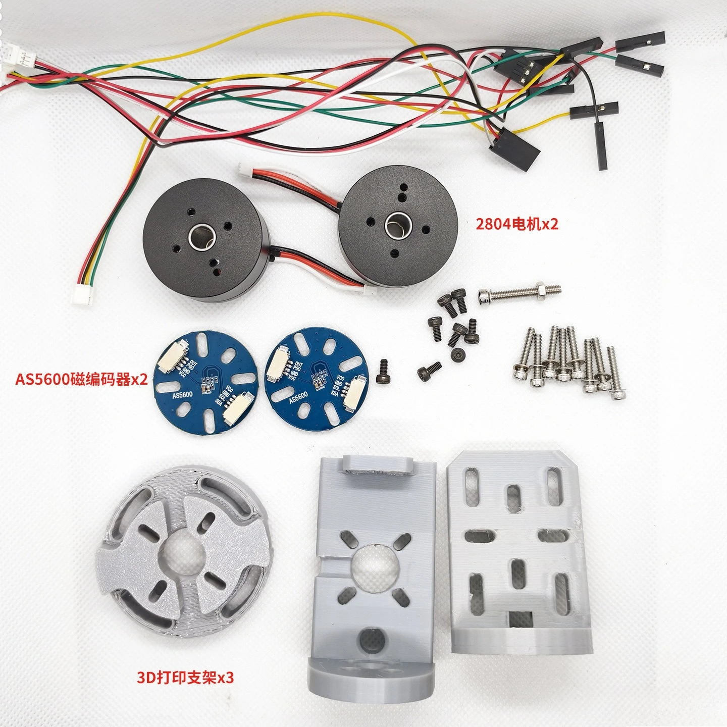 2-Axis Electric PTZ Module Bracket DC Brushless Motor FOC Silent Lightweight 12V Closed Loop 125gTI Competition