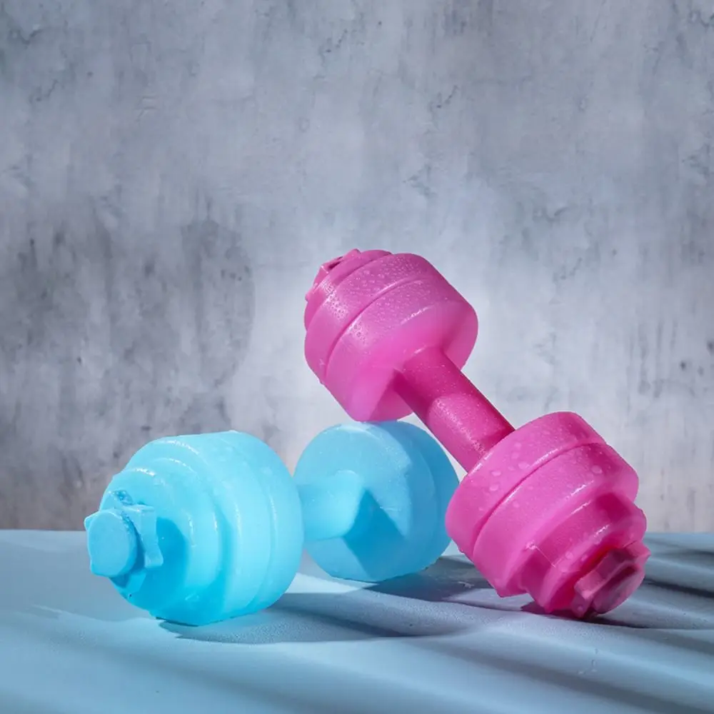 Comprehensive Max 1KG Dumbbell Water Cup Multifuntion Plastic Water-filled Dumbbells Creative 830ML Fitness Water Bottle School