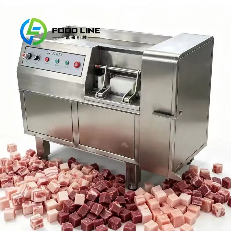Frozen Meat Block Cutter Frozen Meat Cutting Machine Multi Blade Precision Heavy Duty Cold Storage Meat Processing Plant Sale
