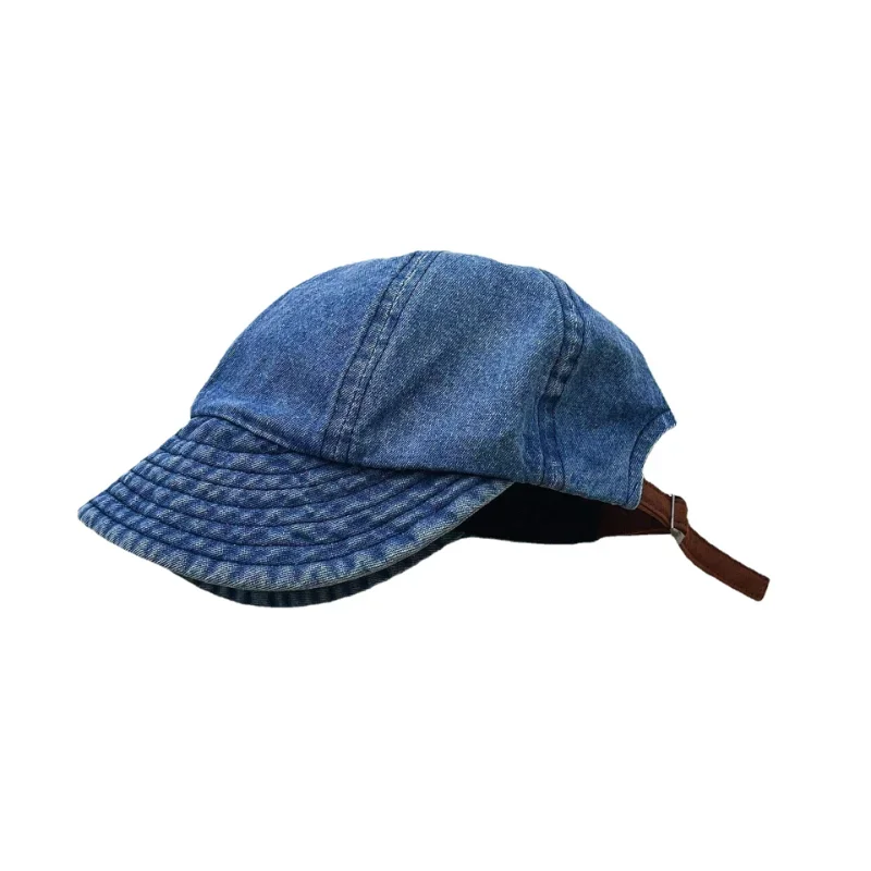 1-4 Year Baby Baseball Cap Vintage Denim Solid Color Peak Cap for Toddler Boy Girl Spring Autumn Soft Kids Beanie Baby Clothes