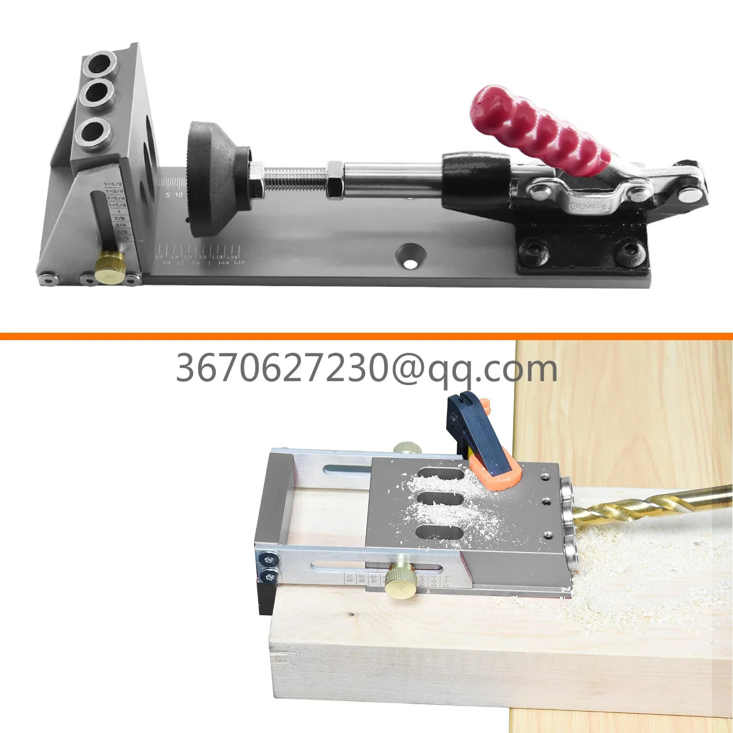 Woodworking Angle Hole Puncher Locator Angle Hole Puncher Pocket Hole Jig Kit