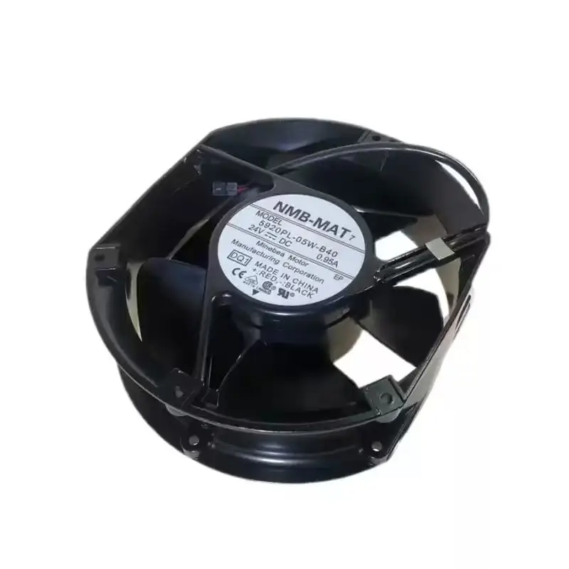 Original For NMB 5920PL-05W-B40 24V 0.95A 17251 172mm Round Metal Axial Cooling Fan High Airflow Cabinet Server Radiator