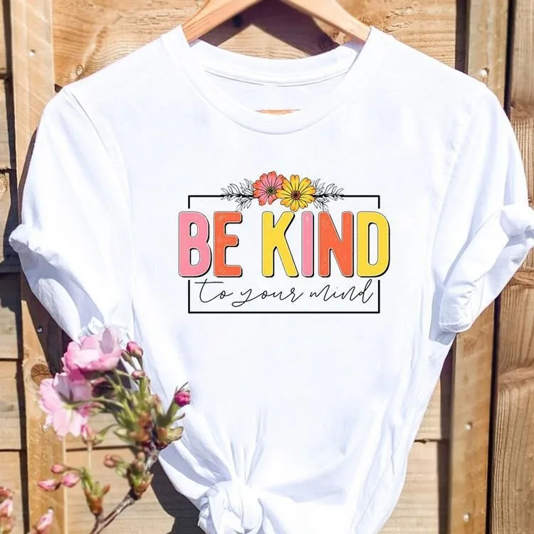 Europa und die Vereinigten Staaten Blume Liebe bedruckte Kleidung Top Kurzarm T-Shirt übergroße T-Shirt Tops Frauen Kleidung