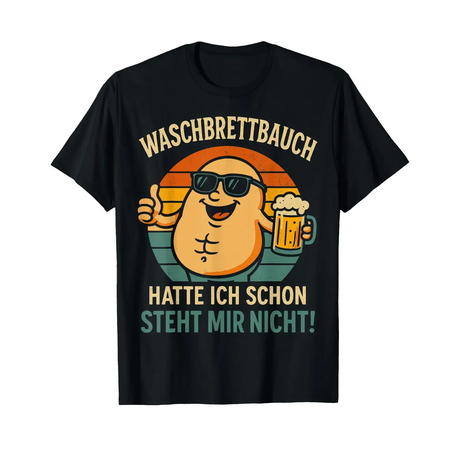 I already had a six pack it doesn't suit me slogan T shirt vintage Washed Stylish graphic designer clothes Casual Unisex Soft