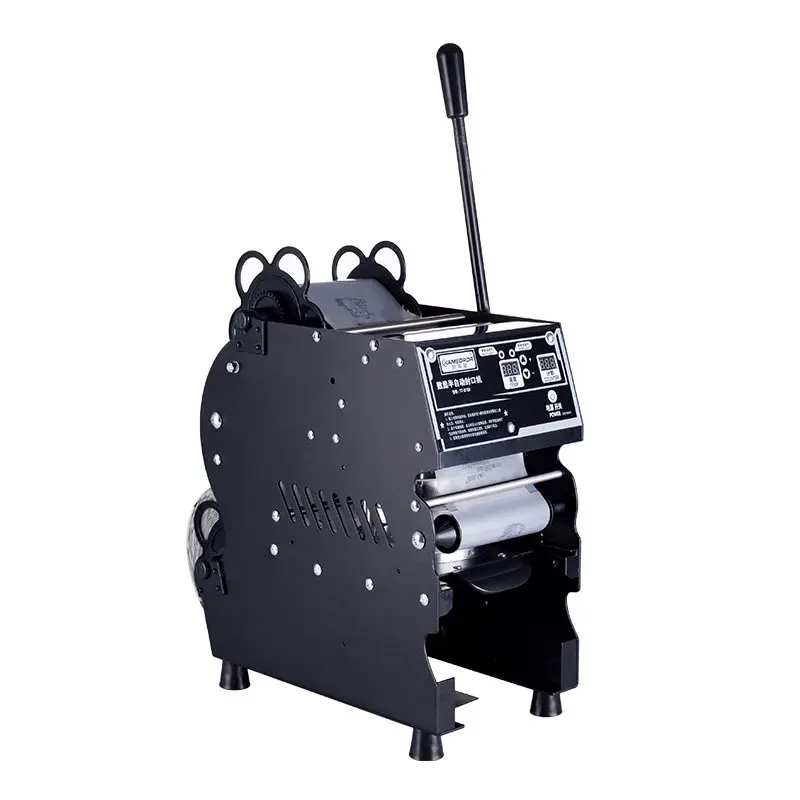 

Commercial semi-automatic roll film beverage breakfast soy milk cup sealing machine hand-pressed universal