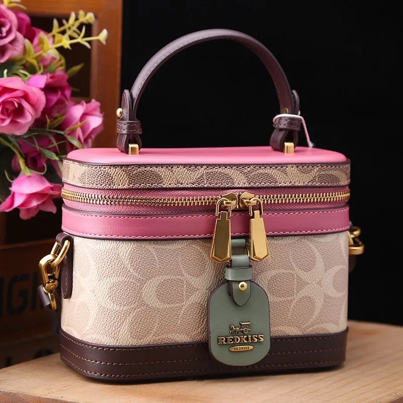 

Новая минималистичная и модная маленькая сумочка, женская сумка контрастного цвета, высококачественная сумка через плечо на одно плечо.