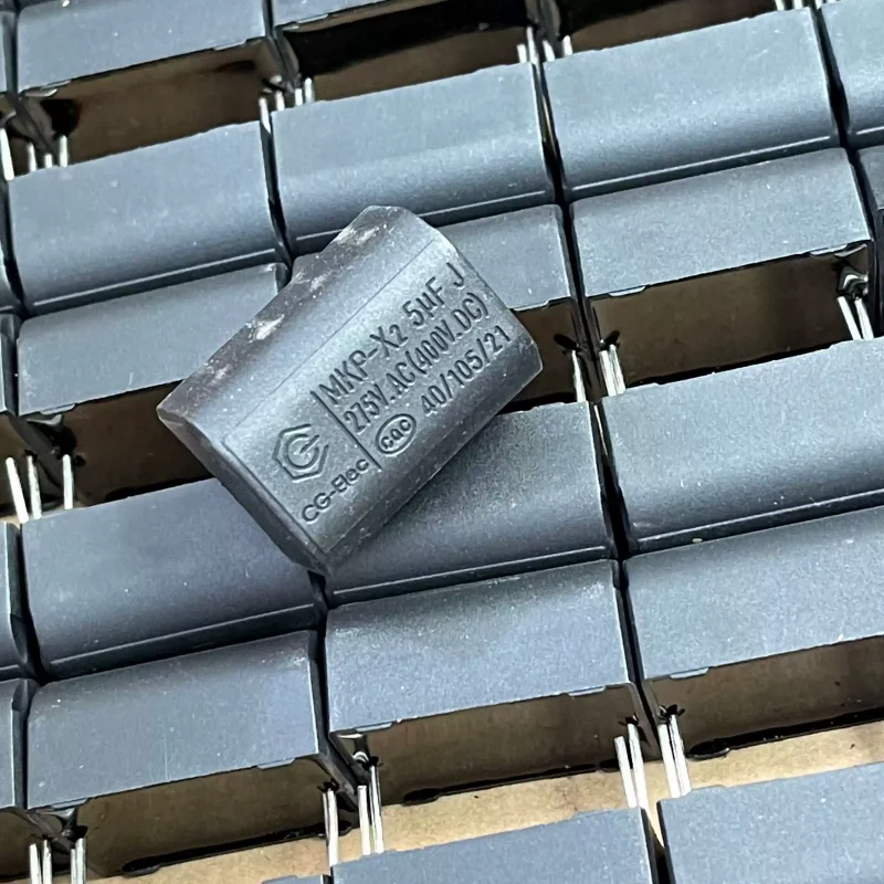 10PCS New Chuangge MKP-X2 275V AC 5UF 400V DC Horizontal Induction Cooker Capacitor