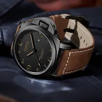 Relojes luminosos militares para hombre, reloj de cuarzo, de cuero, informal, a la moda, deportivo, resistente al agua, con calendario