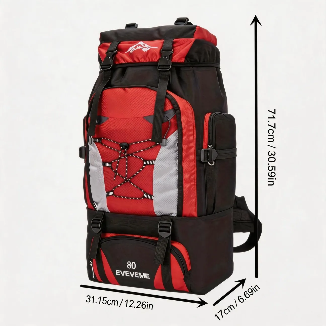 Pro Hiking Backpack Outdoor Mountaineering Camping Classic Style