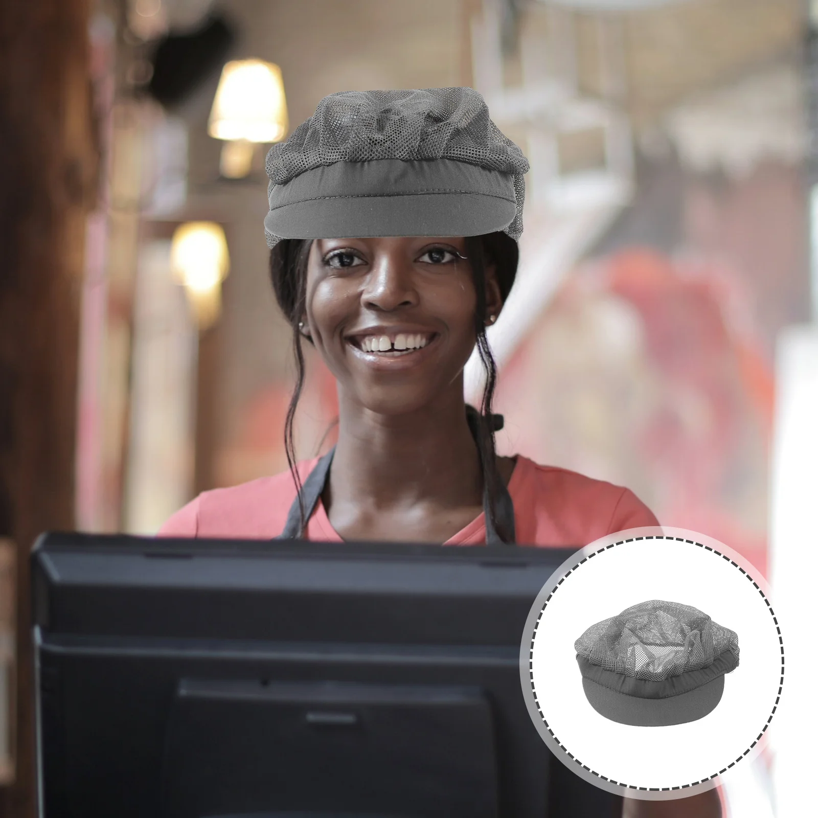 Cotton Chef Hat Comfortable Breathable Cooking Catering Kitchen Work Hat Service Cap Chef Cap Waiter Hats Hats for Women