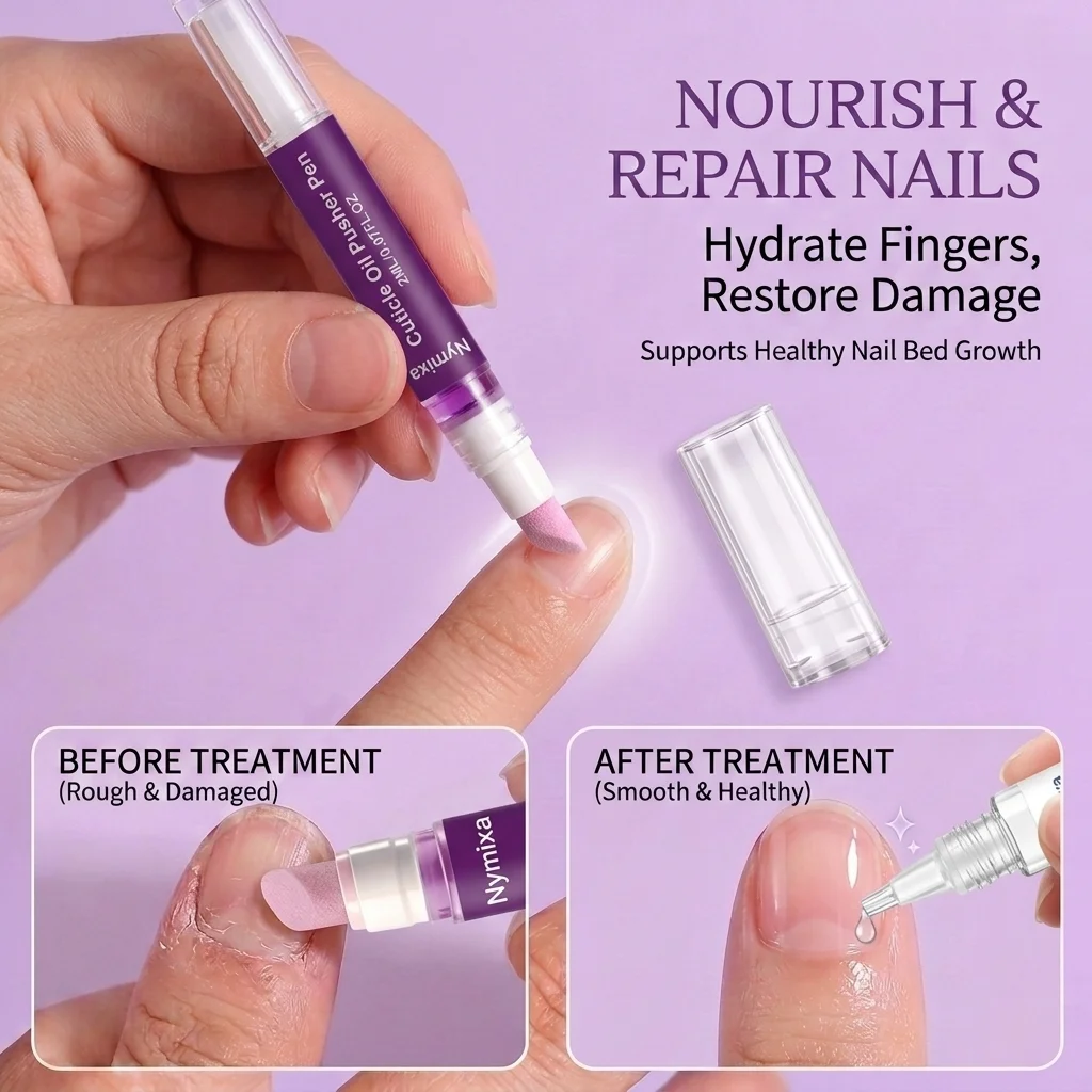All-in-One Multi-Effect Nail Edge Pen, Gentle Daily Cleaning & Care, Nail Surface Polish, Perfect for Nail Art Manicure