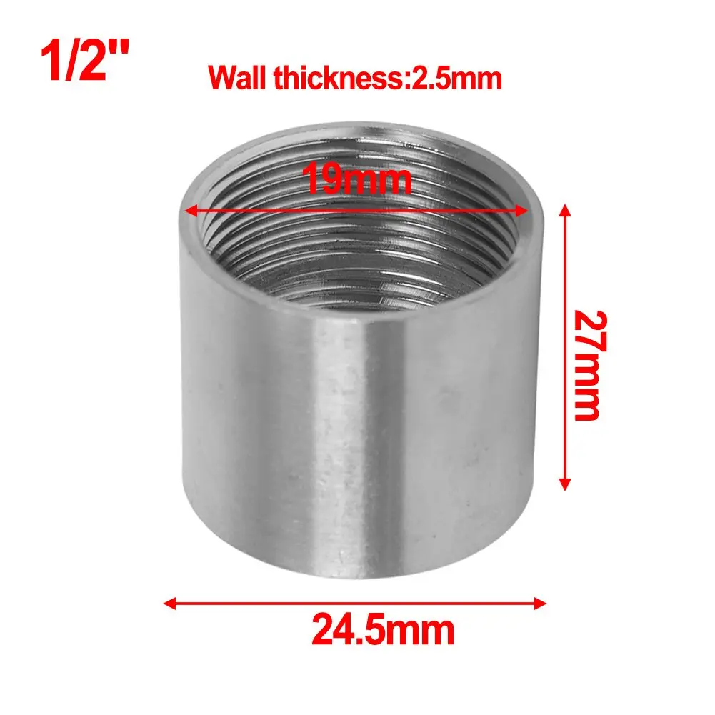 Stainless Steel Internal Thread Coupling for Robust Connections Plumbing Applications 1/8 1/4 3/8 1/2 3/4 1 Inch