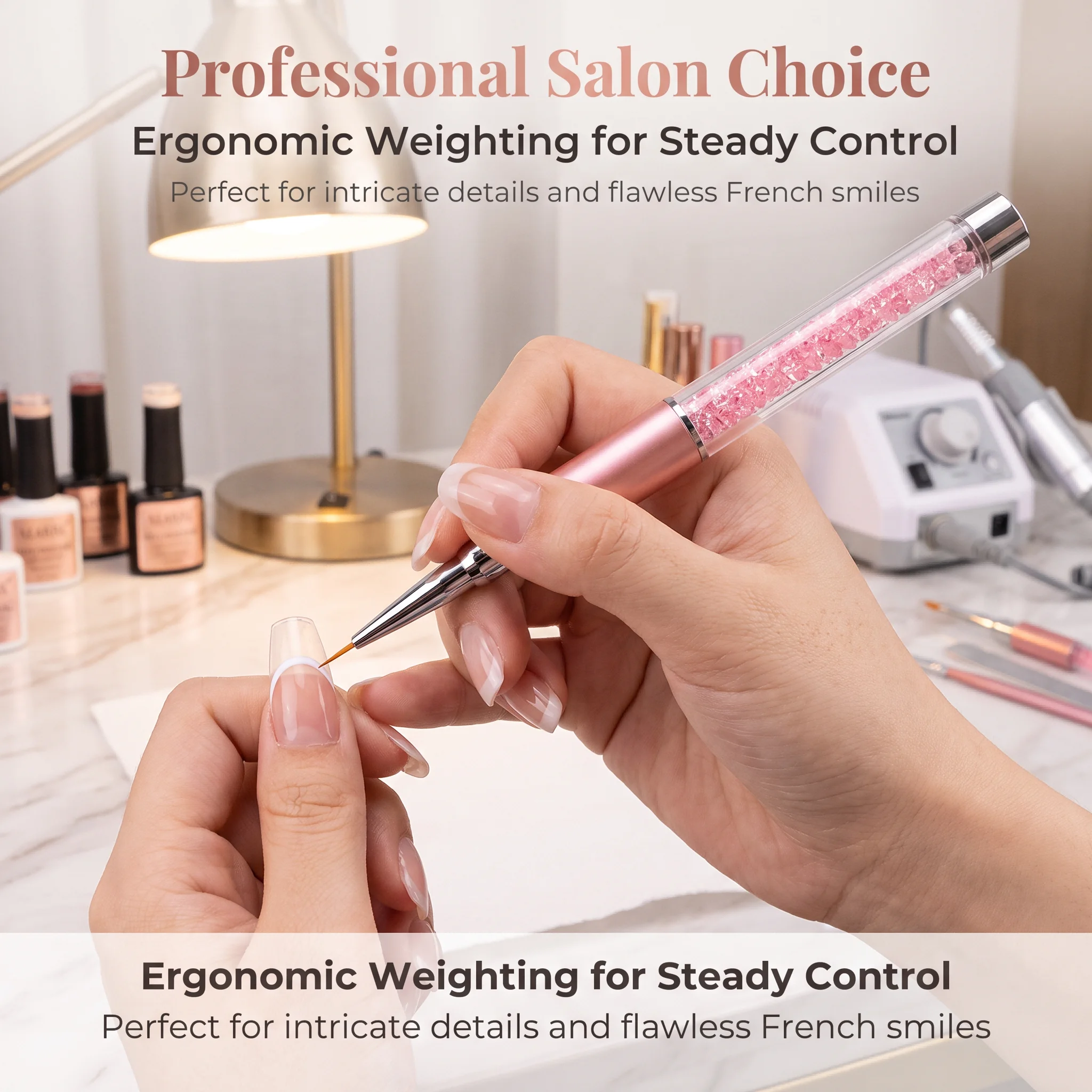 Set di pennelli per nail art d - Detailing Brush Set recensione e prezzo