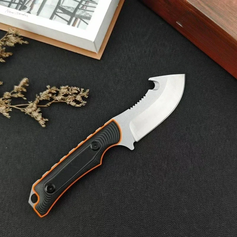 

BM 15018, двухцветная ручка G10, уличный кемпинг и барбекю, острая резка, многофункциональный инструмент для открытия коробки, мужской подарок