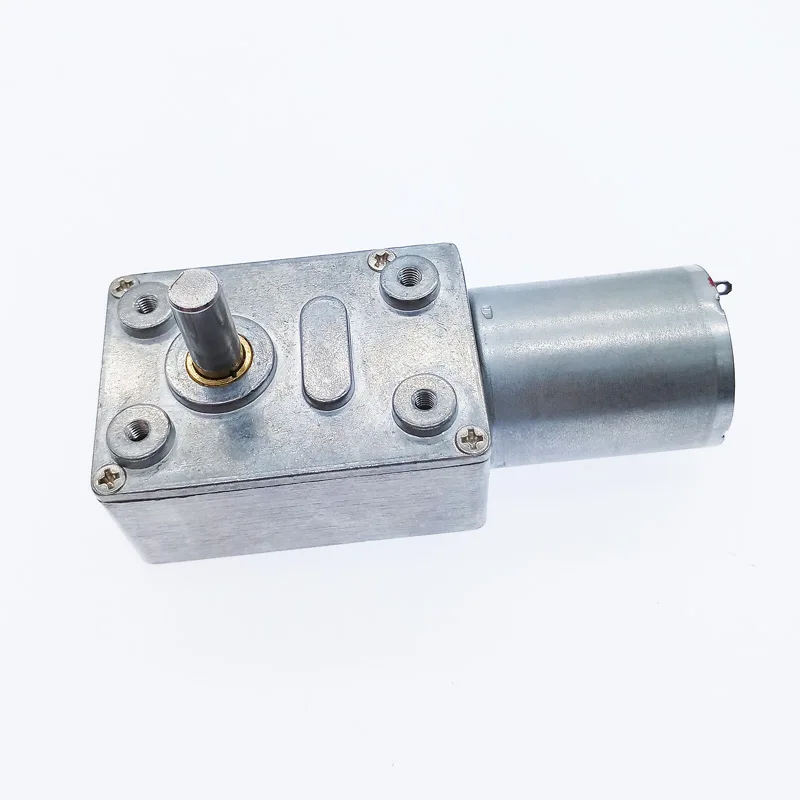 ZGY370 DC 12V Reductiemotor Worm Omkeerbaar Turbo Versnellingsbak Reducer 2 RPM - 100 RPM 200 RPM 46/32