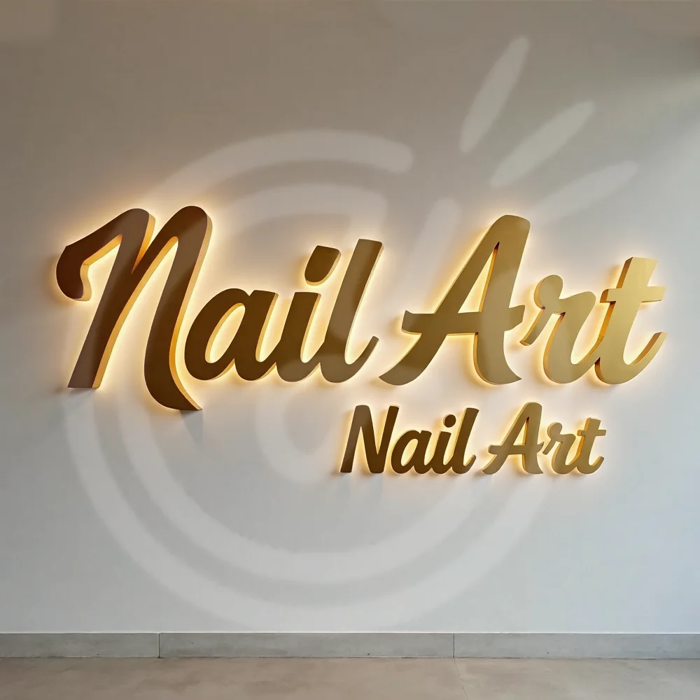 

Custom 3D LED Backlit Letters Sign for Illuminated Metal Business Storefront Outdoor Waterproof Light Up Advertising Signage