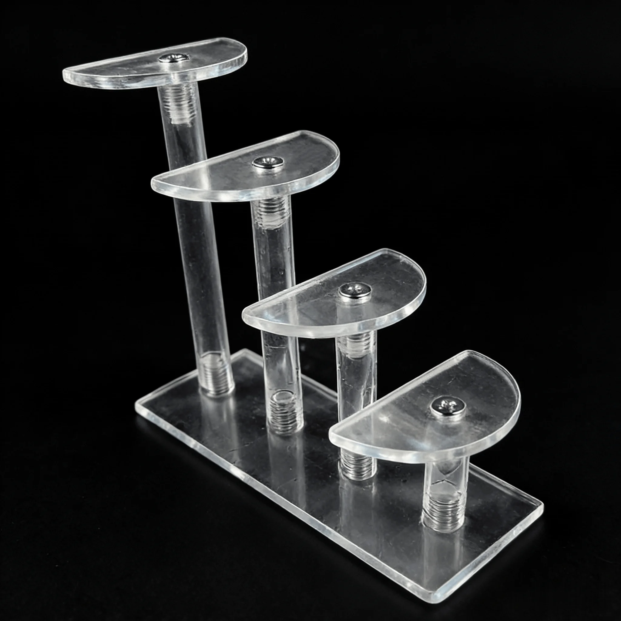 A Set Of Multi-Functional Acrylic Display Stand, Used For Placing Jewelry, Collectibles, Multifunctional Display Stand For Steps