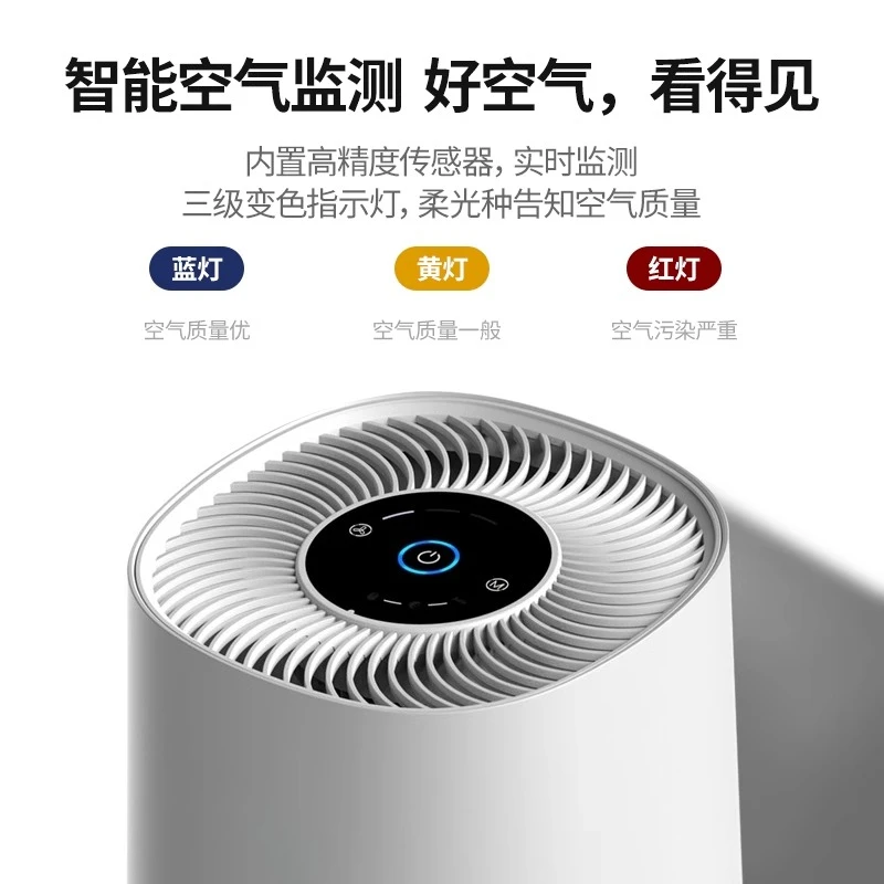 Desktop-Luftreiniger zur Entfernung von Formaldehyd, Dunst und Rauch, Haushalt klein