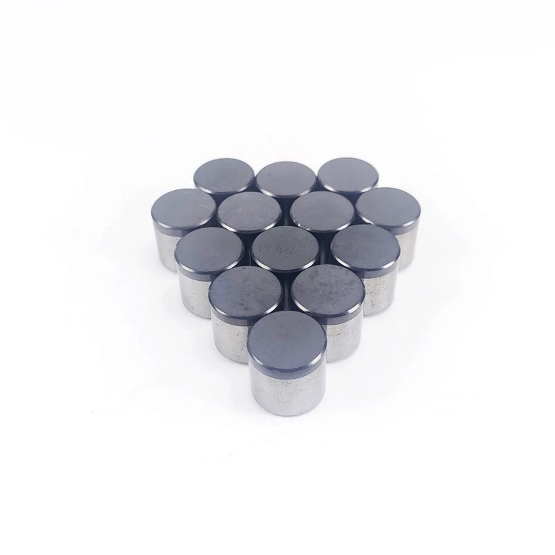 

High specific gravity tungsten steel cemented carbide base coal sheet 1304 spherical PDC composite sheet has high hardness