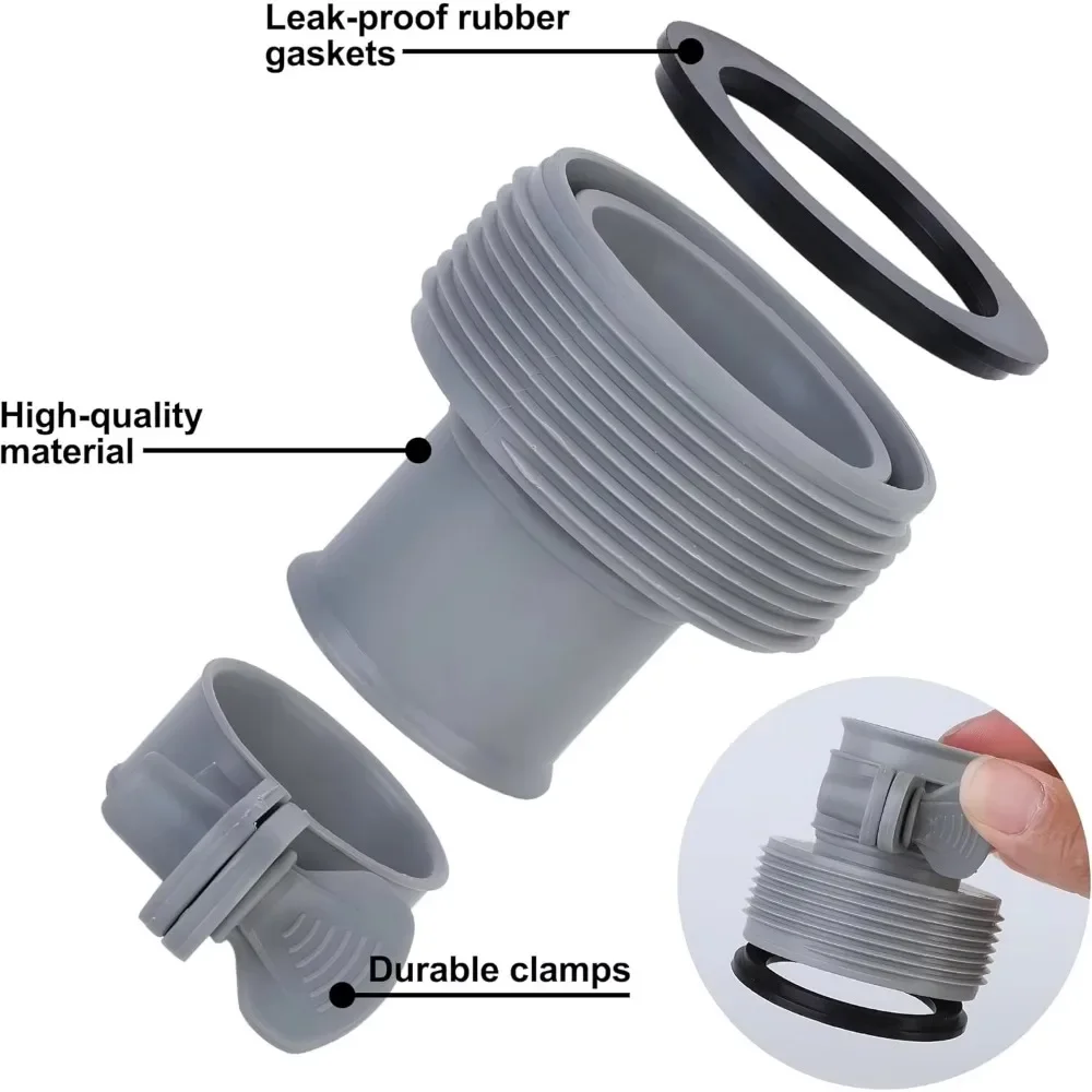 Pool Hose Adapter Sand Filter Pump Plunger Valve Connector Intex Pool Pump Replacement Parts Swimming Pool Accessories - view 3