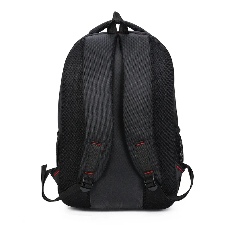 New Large-capacity Student School Bag Casual Solid Color Backpack Material Oxford Men New Backpack Multi-functional Simple Bag