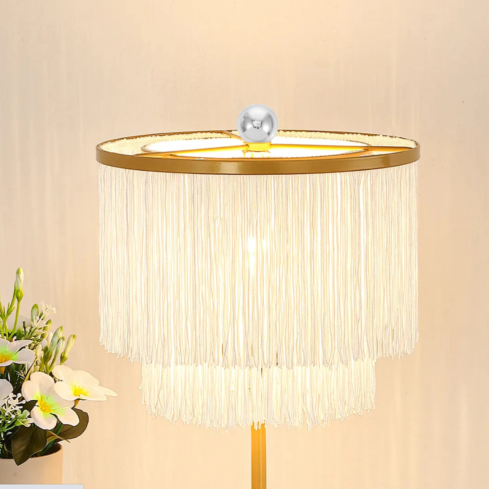 

Metal Desk Lamp 1 4-28 Finial Cap Decorative Shade Finials for Lamps Knob Shades Parts Interchangeable Durability Easy