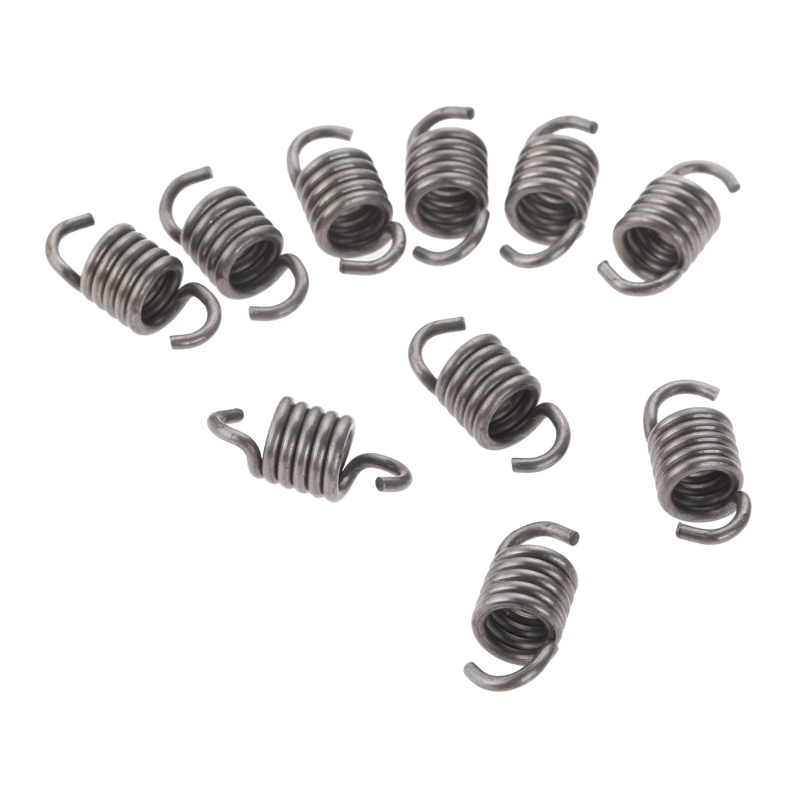 10pcs/set 2500 Chainsaw Clutch Springs 25cc Metal Chain Saw Spring 21*8.8mm Garden Replacement Repair Parts High Quality Durable