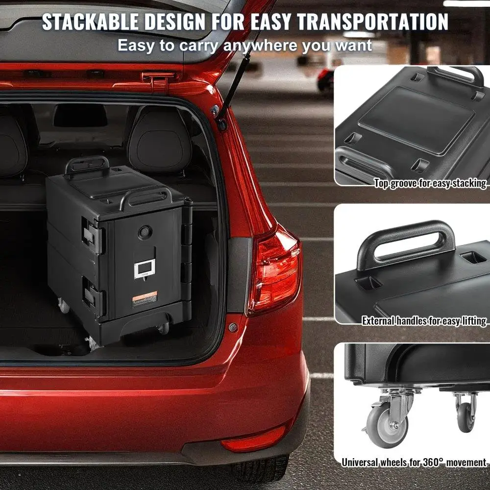 81QT Insulated  Pan Catering Dishbox Stackable Chafing Dish