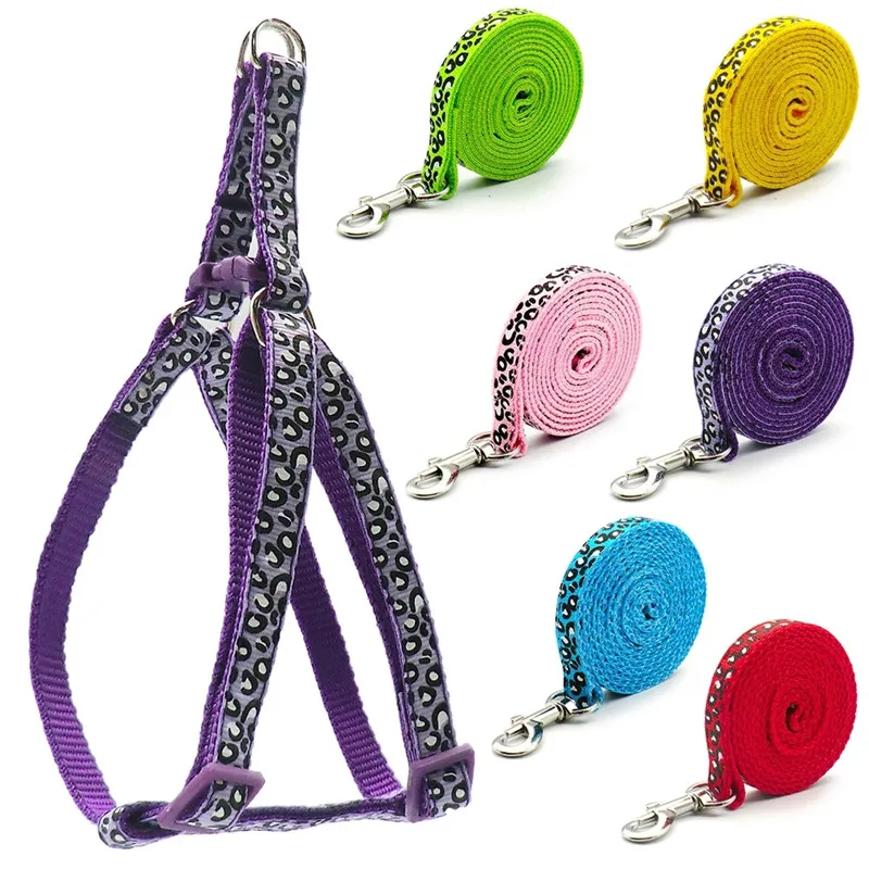 Moda dla małych psów kot szelki smycz regulowany gorset kołnierz Puppy Outdoor Walking Chihuahua Terrier sznaucer psy Accessoires