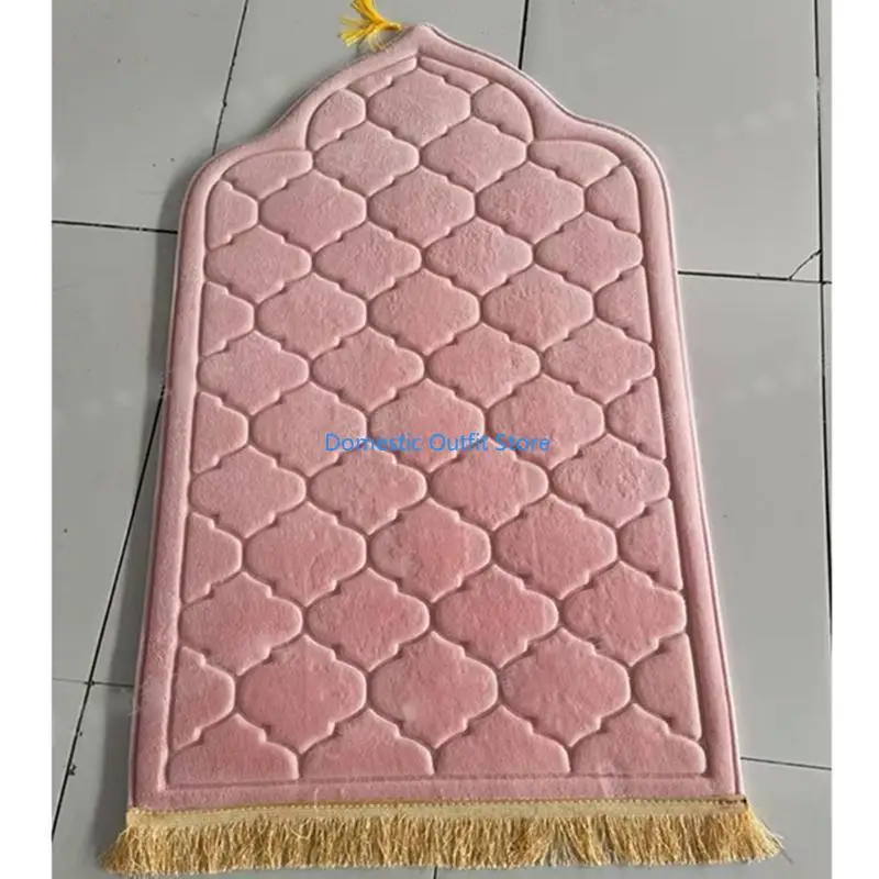 

Толстое молитвенное одеяло, молитвенный коврик, удобный для путешествий, на коленях, молитвенный ковер, фланелевой удобный 68TC